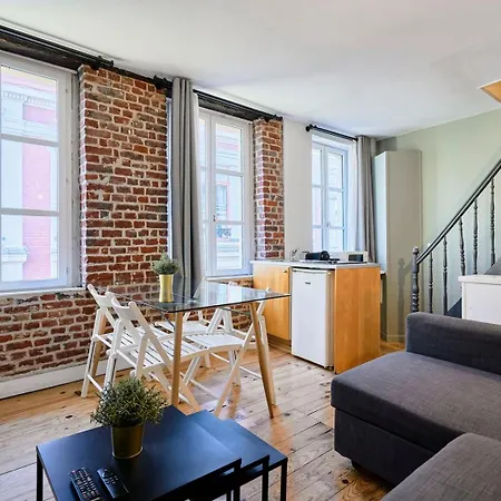 Grand-place & Vieux-lille: Equipped Duplex Appartement Rijsel