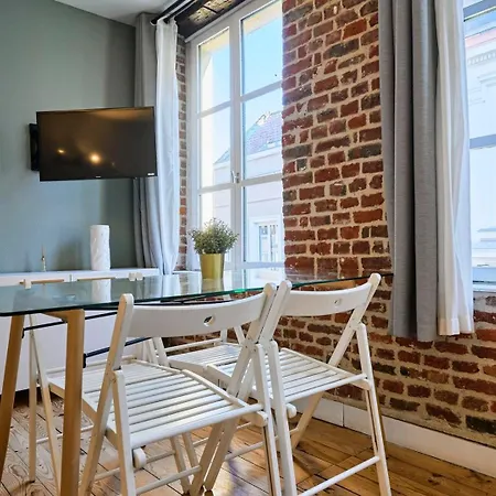 Grand-place & Vieux-lille: Equipped Duplex Appartement *