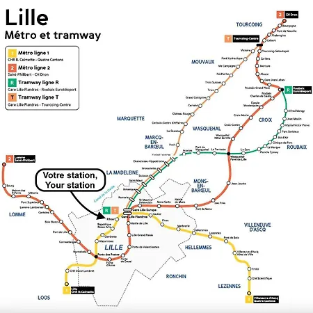 Grand-place & Vieux-lille: Equipped Duplex Rijsel