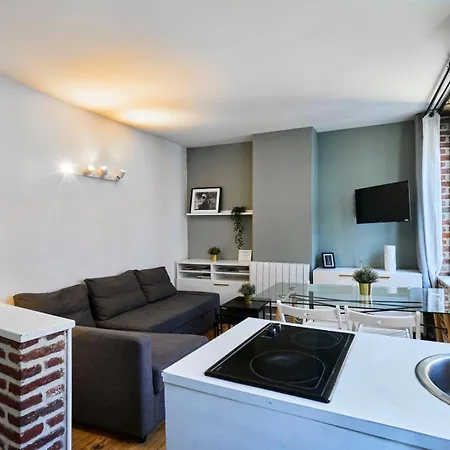 Grand-place & Vieux-lille: Equipped Duplex Appartement *