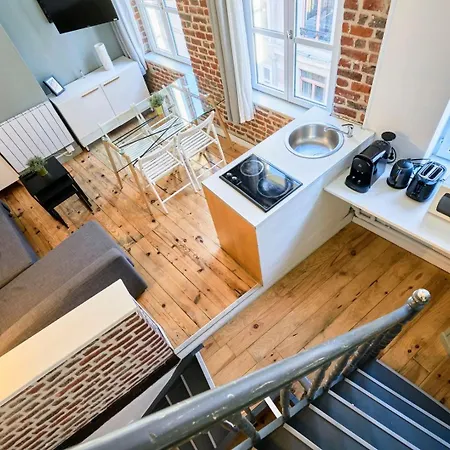 Apartament Grand-place & Vieux-lille: Equipped Duplex