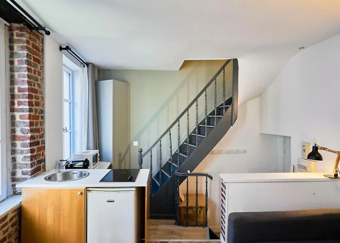 شقة Grand-place & Vieux-lille: Equipped Duplex